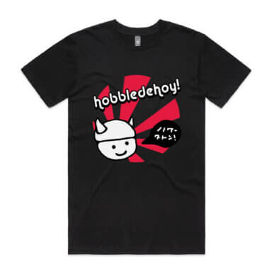 HOBBLEDEHOY - Mr Sparkle Black T-Shirt